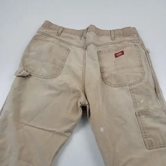 Vintage‎ Y2k Dickies Distressed Workwear Pants Sun Fade Fits 34x29 Tagged 38x30 - Picture 7 of 13